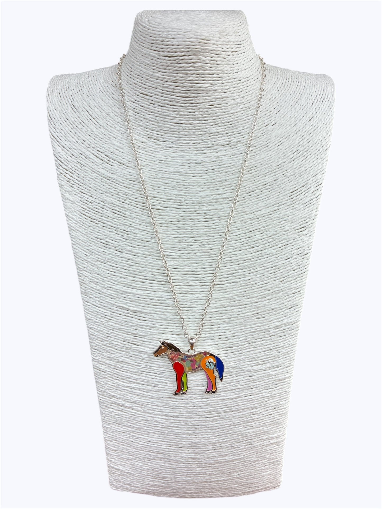 Multi Color Horse Necklace