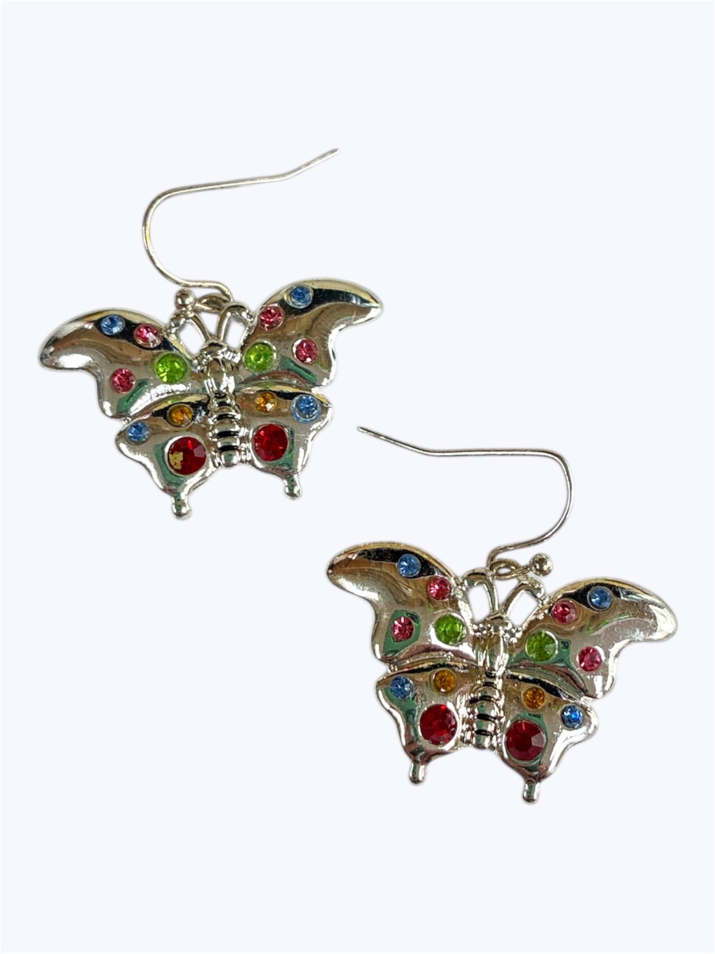 E1908 | Gemmed Butterfly Earrings | AE3787