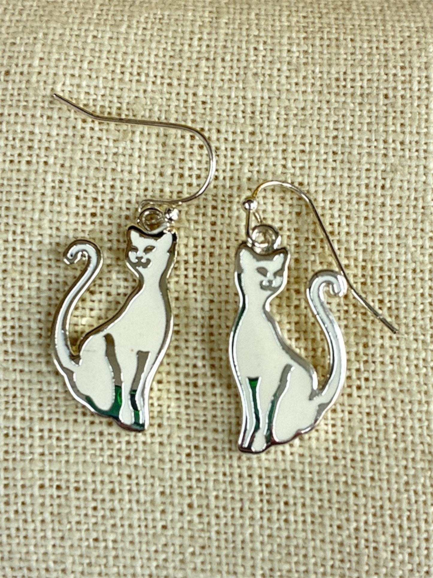 E1081|  Animal Cat Design Drop Dangle Earrings |AE2741