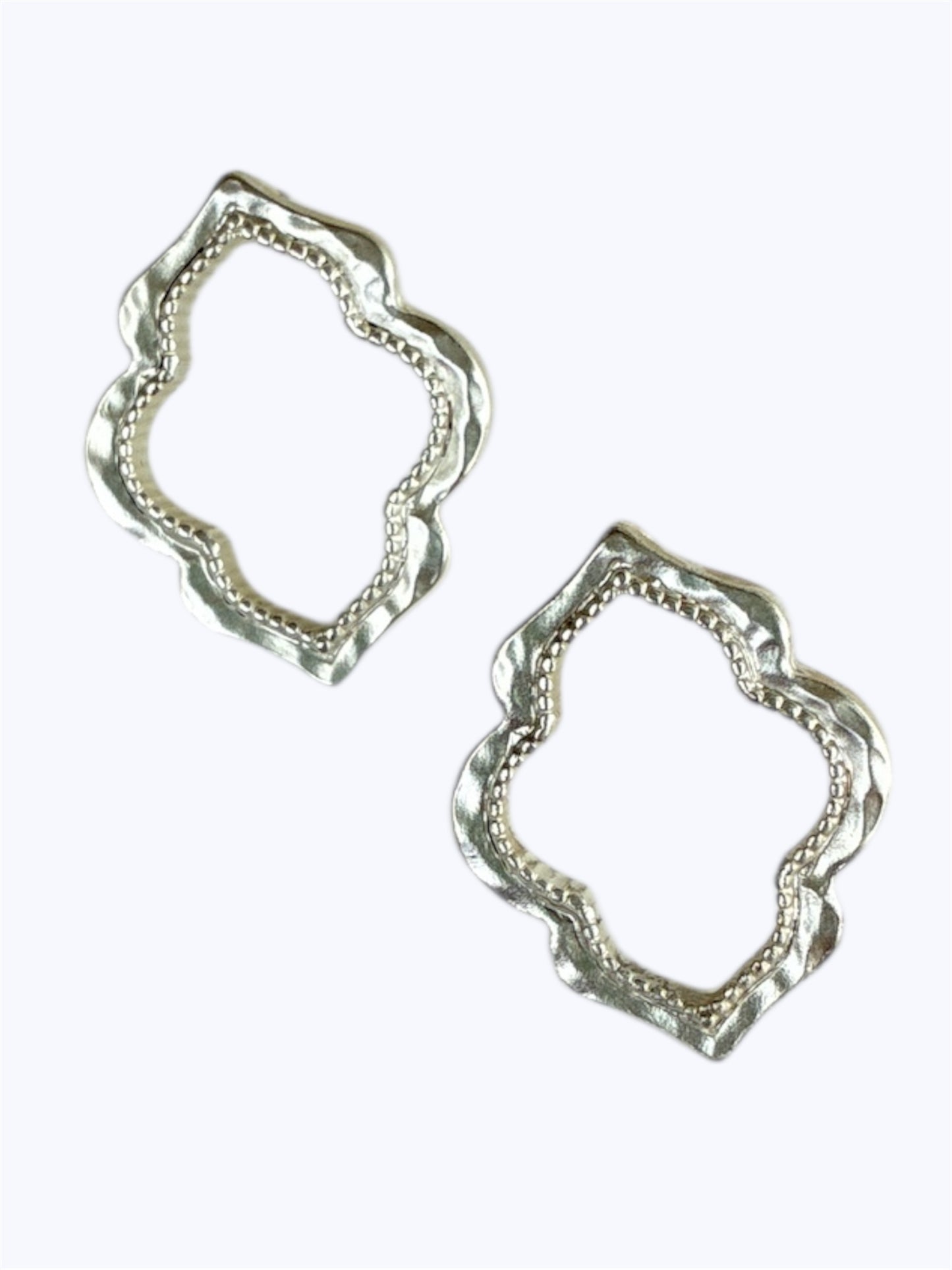E0999|  Mini Open Flower  Shape Stud Style Post Earrings|AE6241