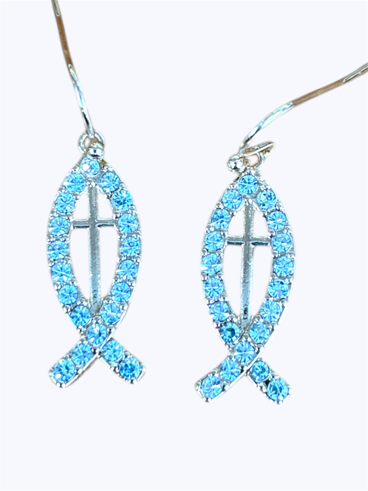 E1358| Christian Fish Dangle Earrings | 28145