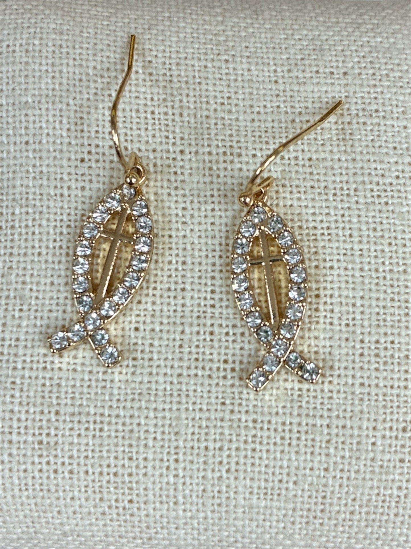 E1358| Christian Fish Dangle Earrings | 28145