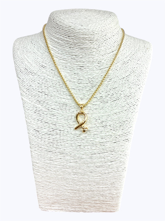 N0241 | Twisted Nail Necklace | PE9549
