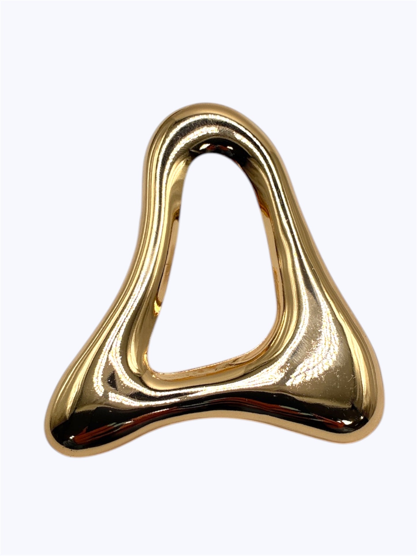 BR0444 |Gold Triangle Pin Brooch| 25P1086