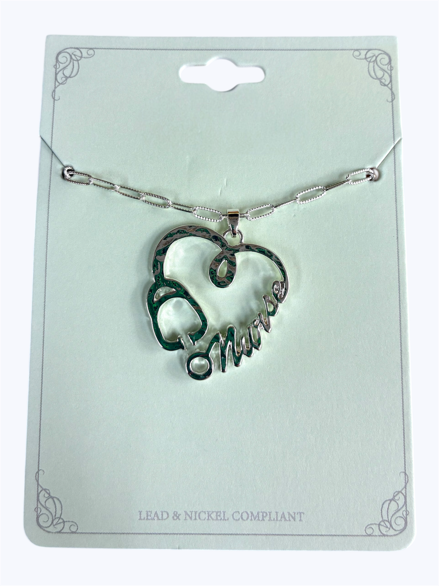Nurse Apple Charm Necklace
