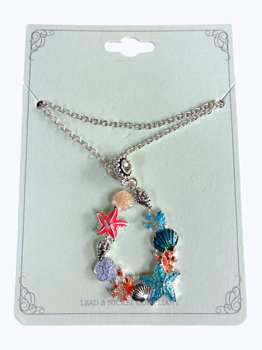 Multi Color Sea life Necklace
