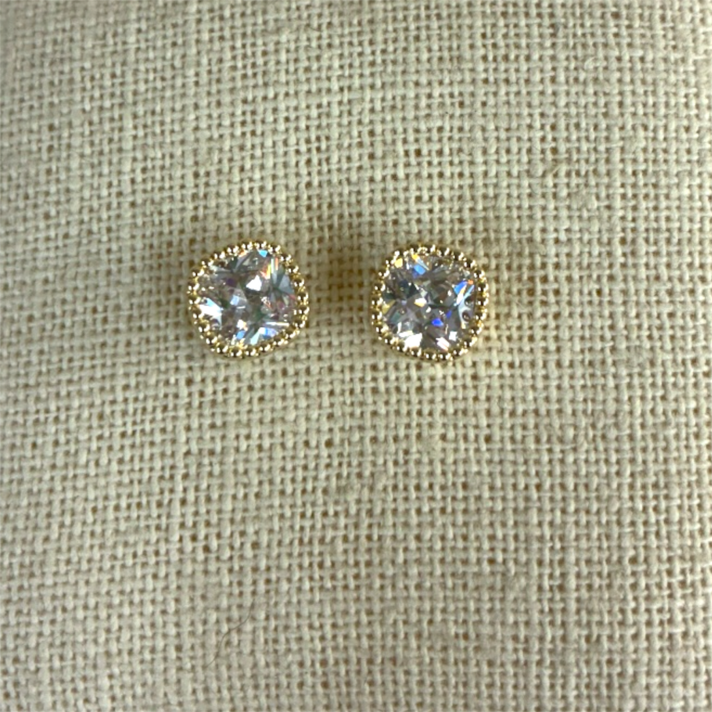 E0256|Cubic Zirconia Small Stud Earrings | A9121