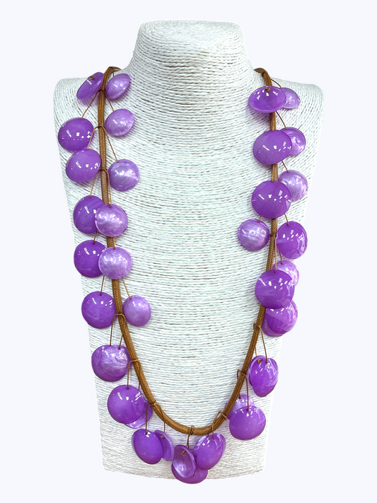 N5109 | Acrylic Beaded Long Necklace |APD9995