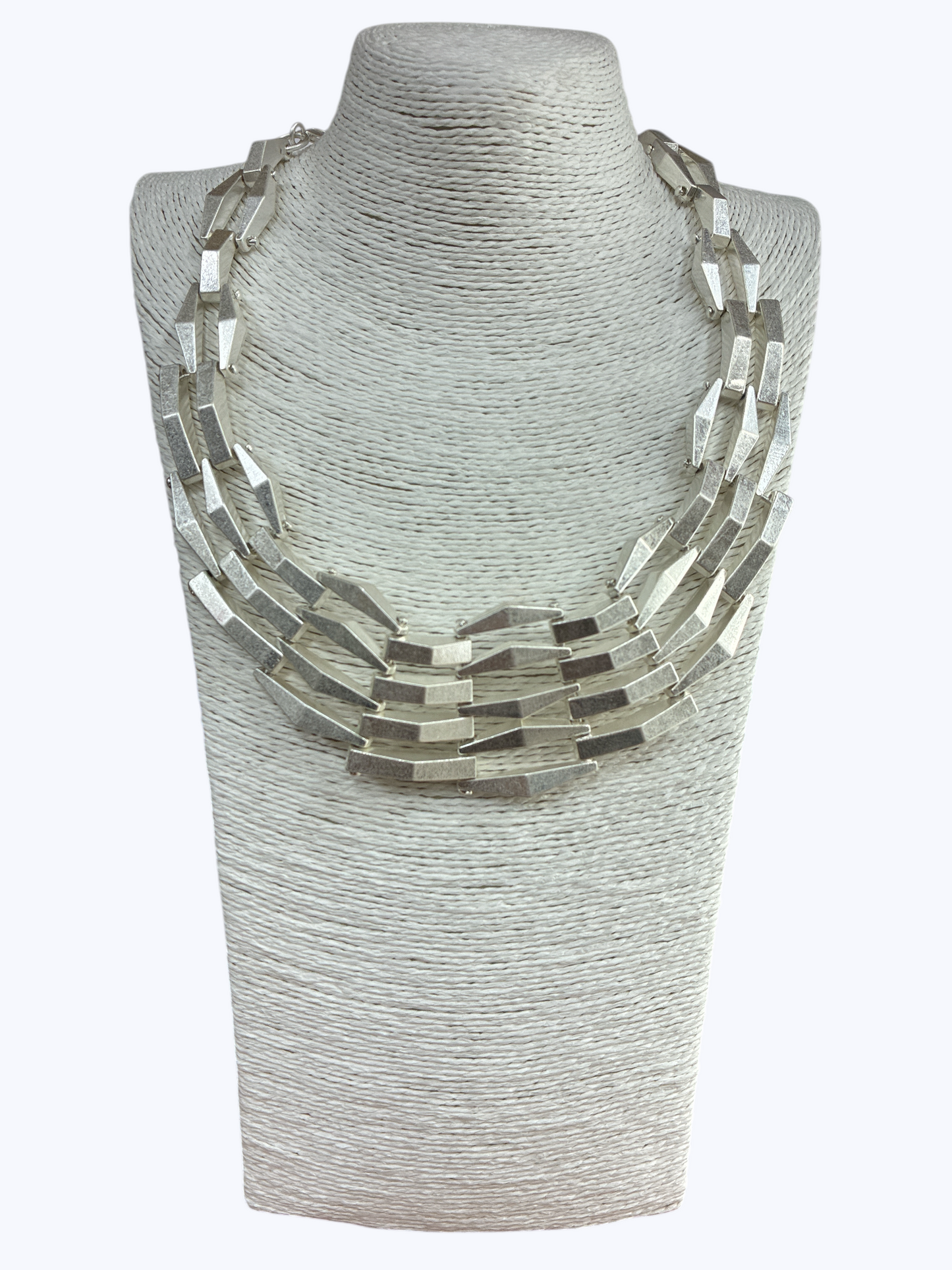 N5125 | Matte  Bold Link Collar Necklace | KS2278