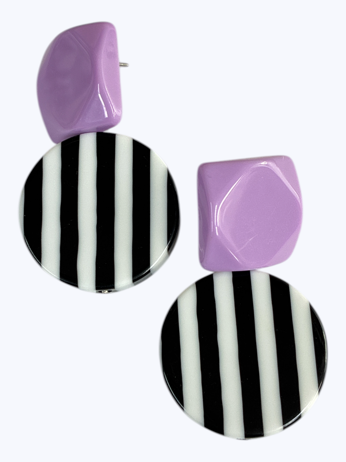 E2305 | Acrylic Stripe Post  Earrings | ER42601