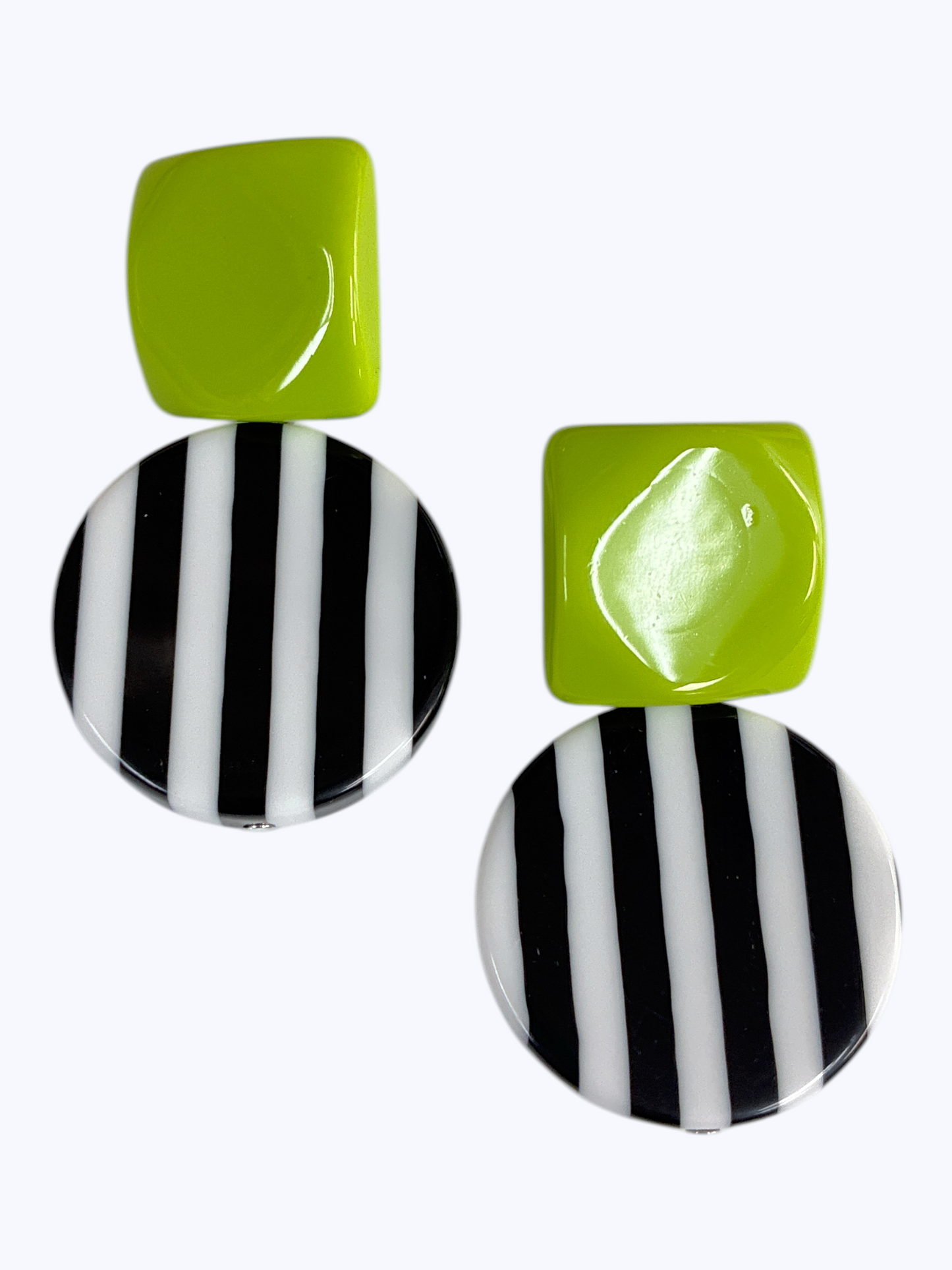 E2305 | Acrylic Stripe Post  Earrings | ER42601