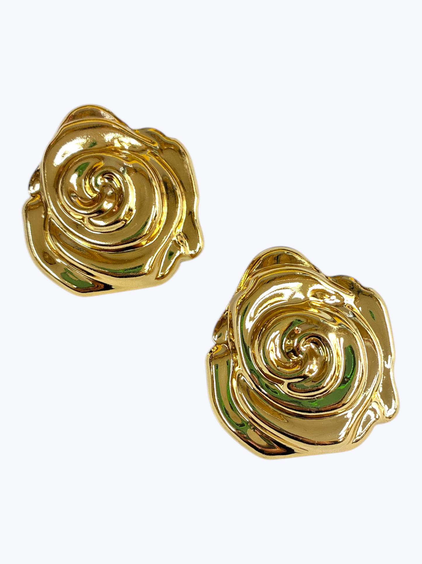 E2217 | Large Sculpted Floral Earrings | KE2977
