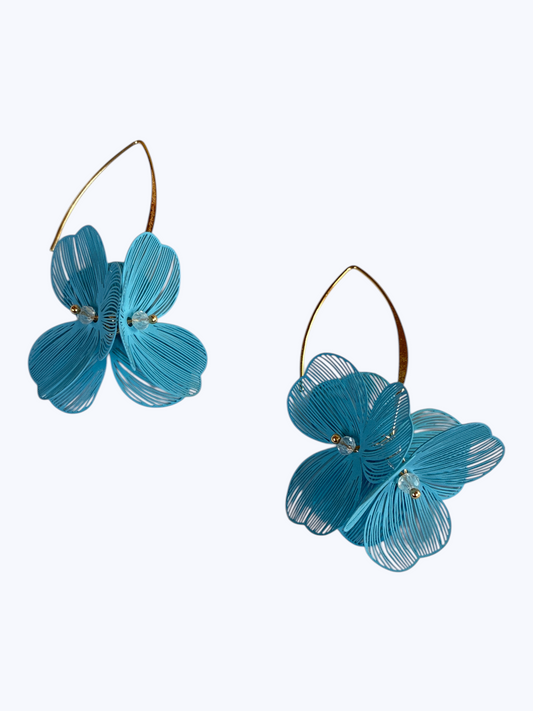 E2302 | Chic Floral Statement Earrings | KE2747