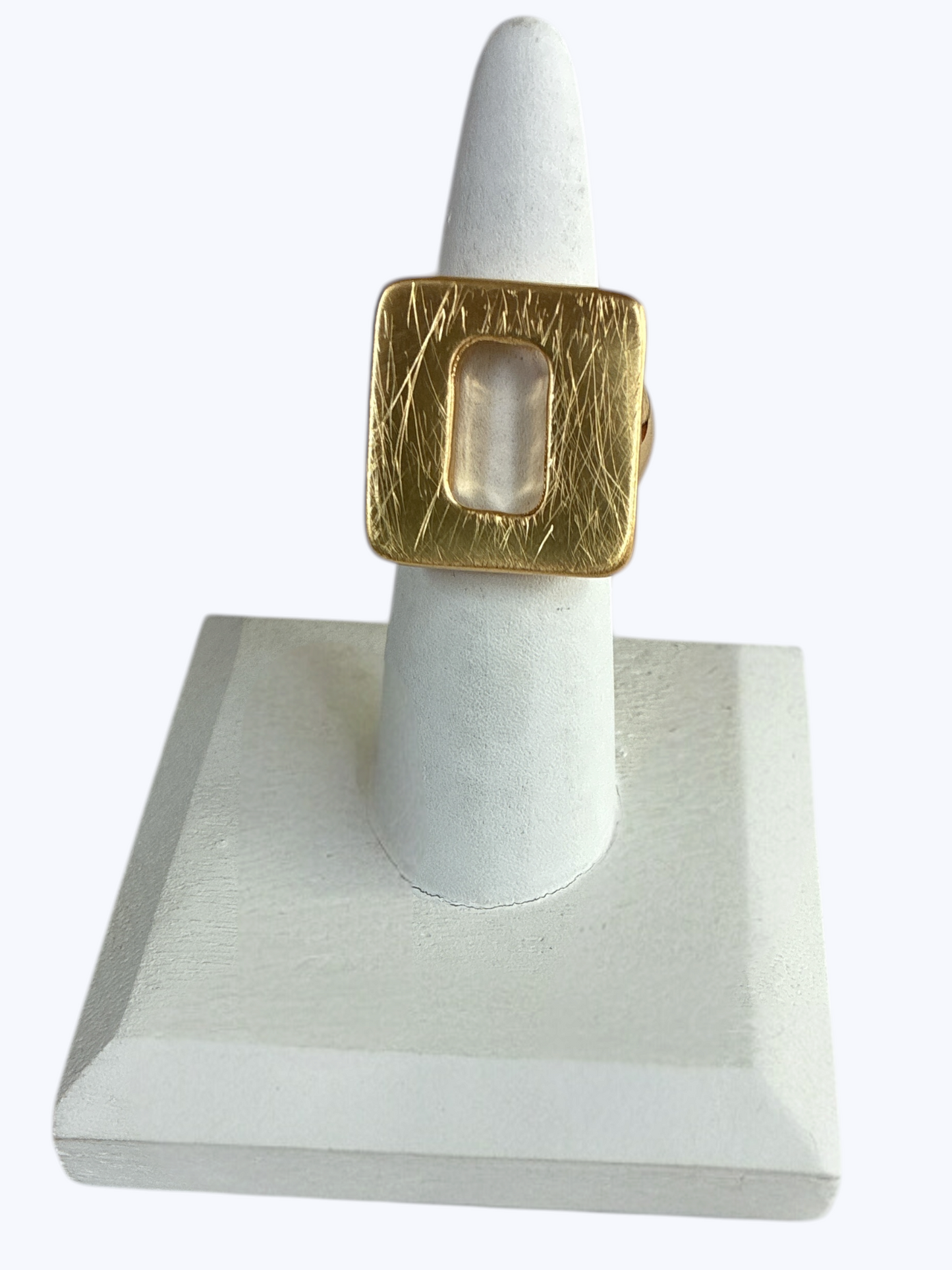 R0102 | Matte Square Stretch Ring | RG26119