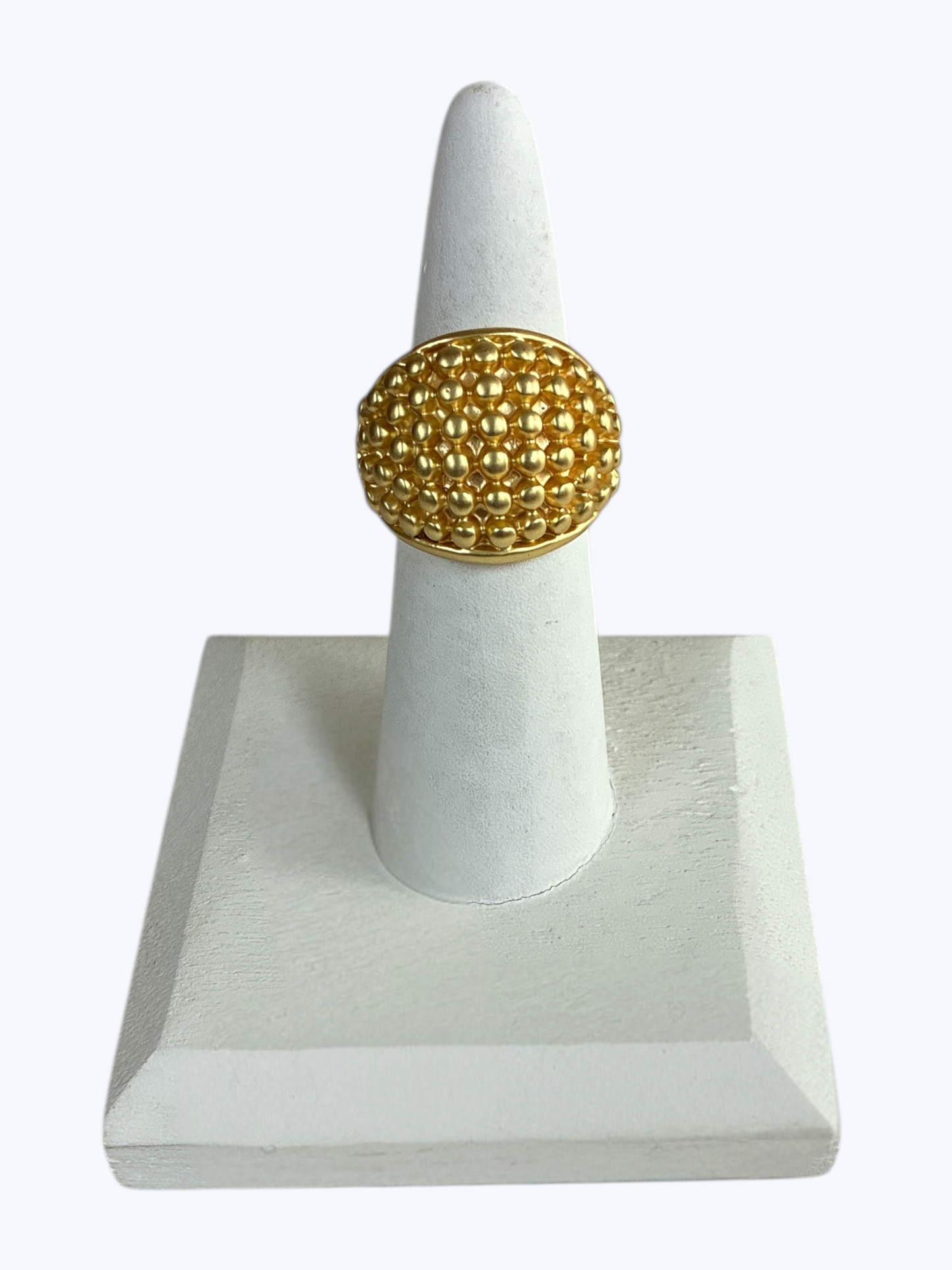 R0092 | Matte Small Ball Stretch Ring | RG26109