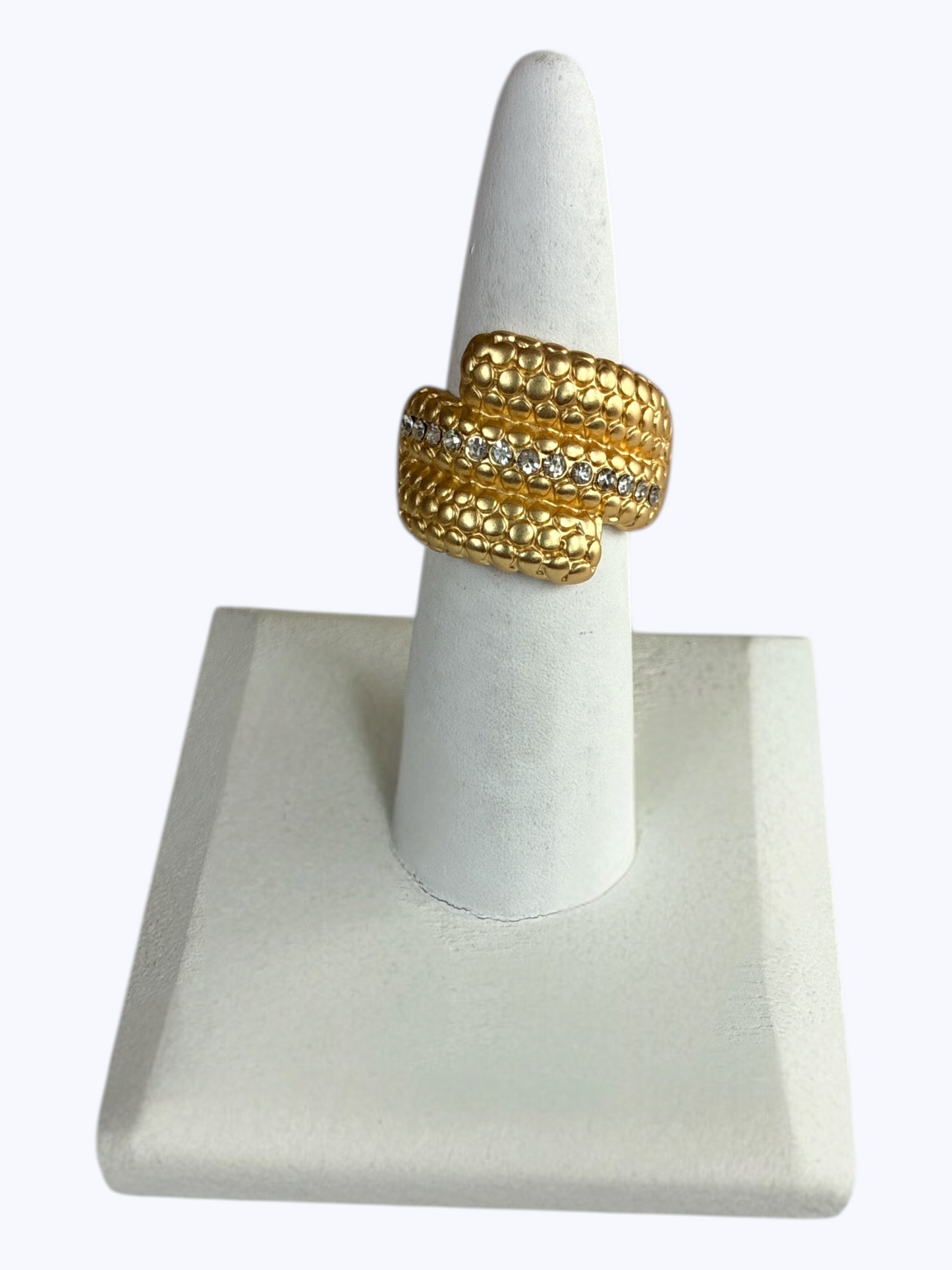 R0106 | Matte Spiral Stretch Ring | RG26123