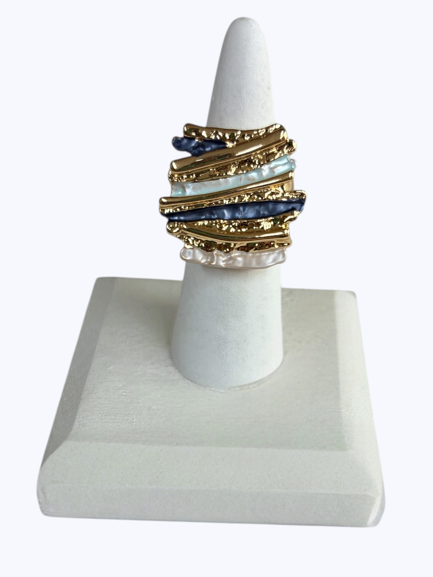 R0096 | Geometric Enamel Stretch Ring | RG26113