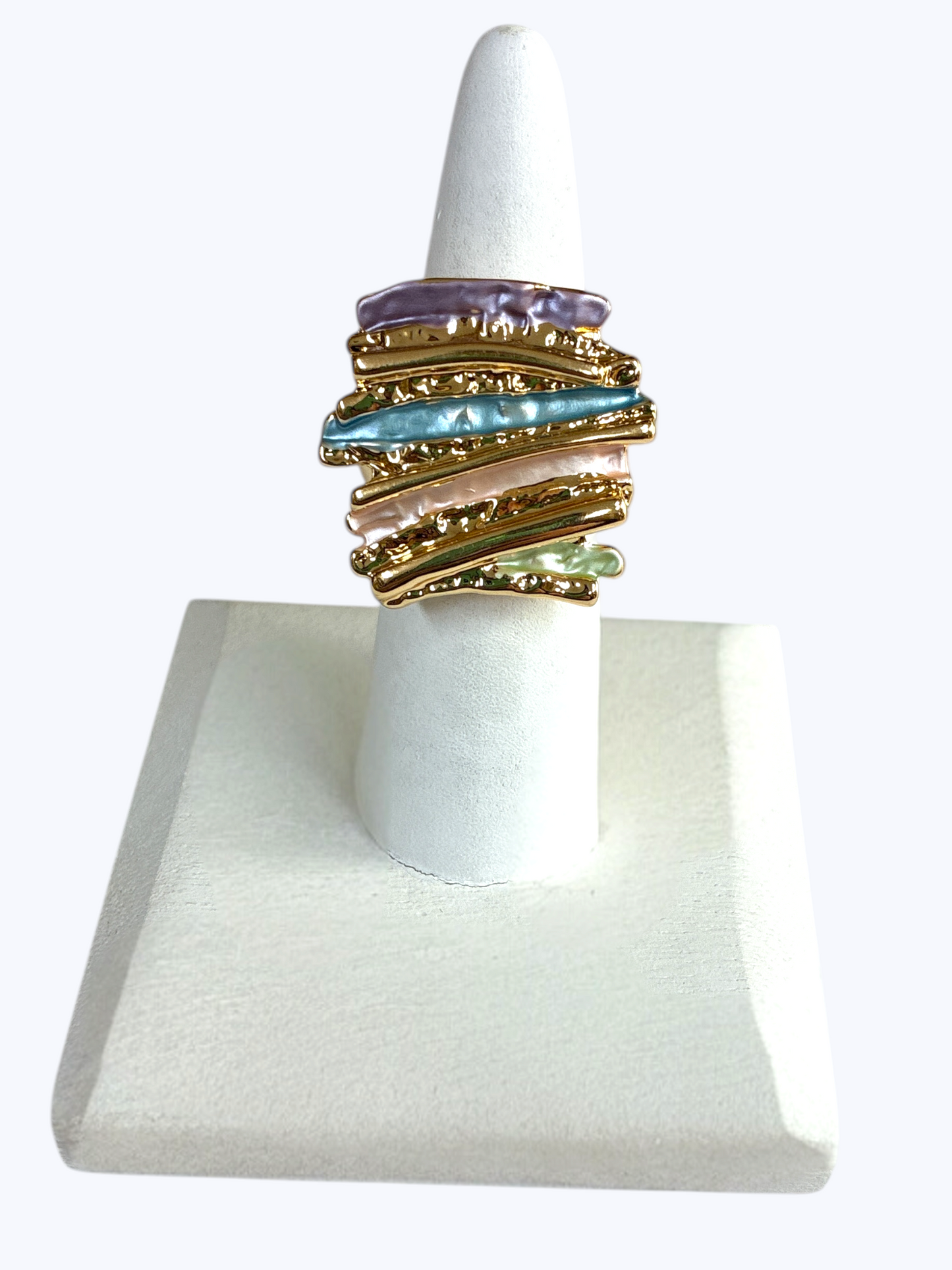R0096 | Geometric Enamel Stretch Ring | RG26113