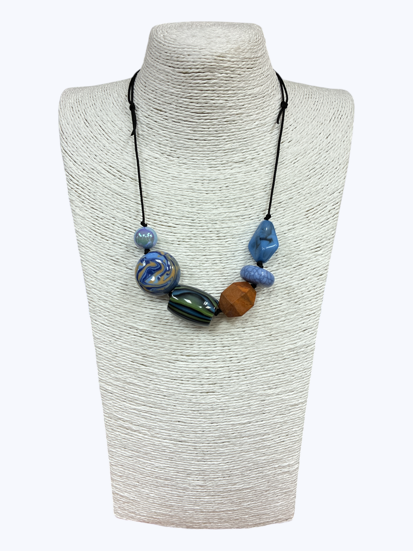 N5150 | Acrylic Wood Adjustable Necklace | NK26123