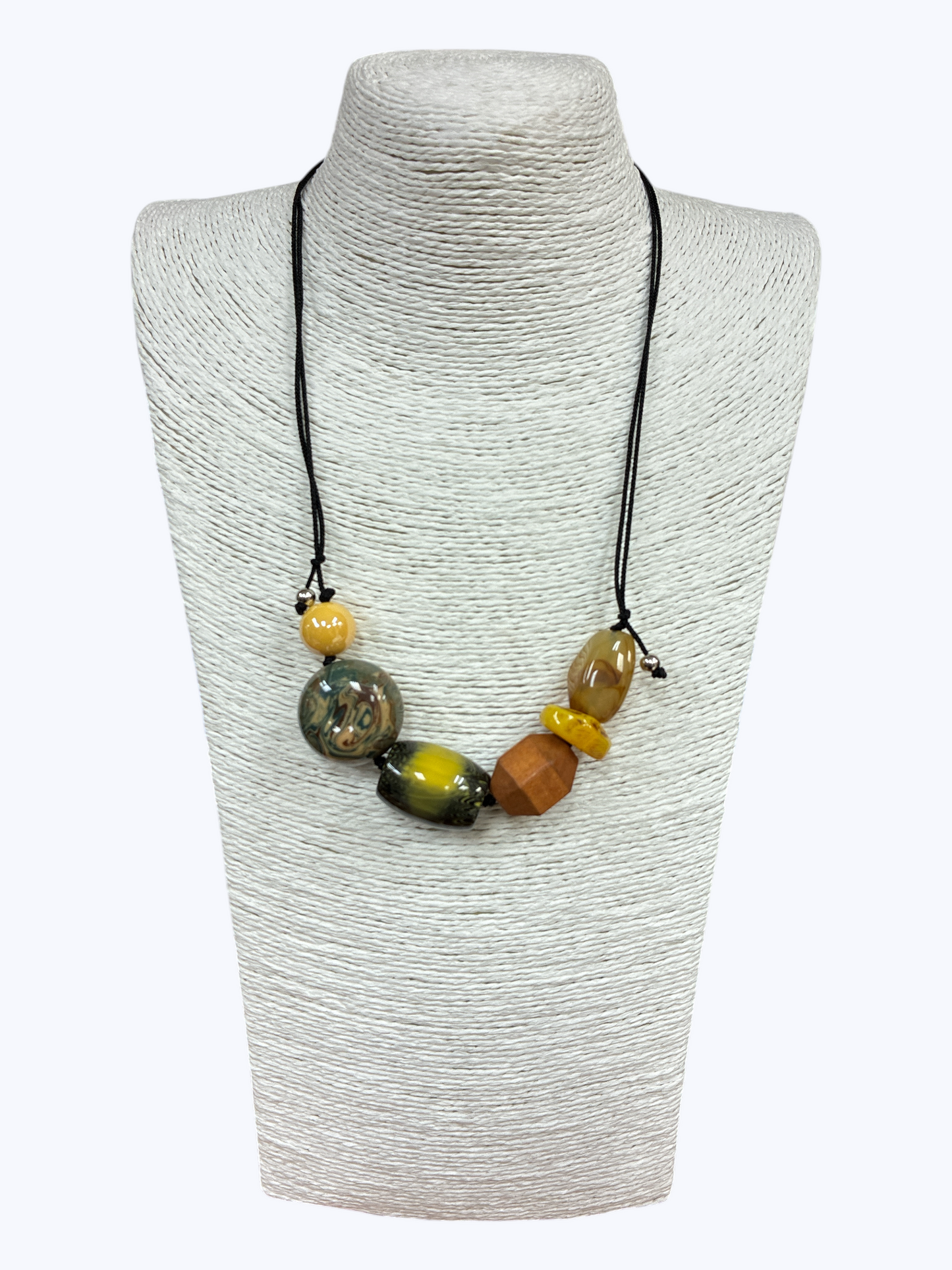 N5150 | Acrylic Wood Adjustable Necklace | NK26123