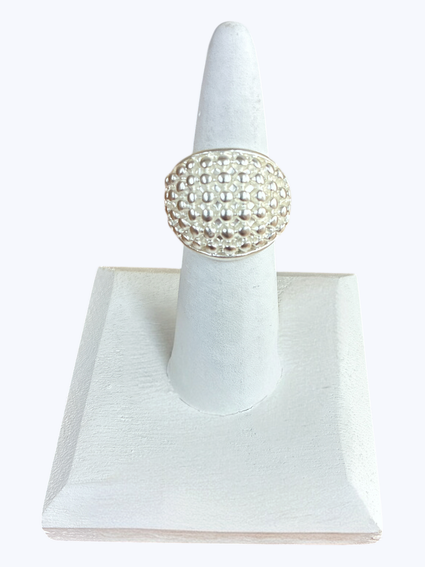 R0092 | Matte Small Ball Stretch Ring | RG26109