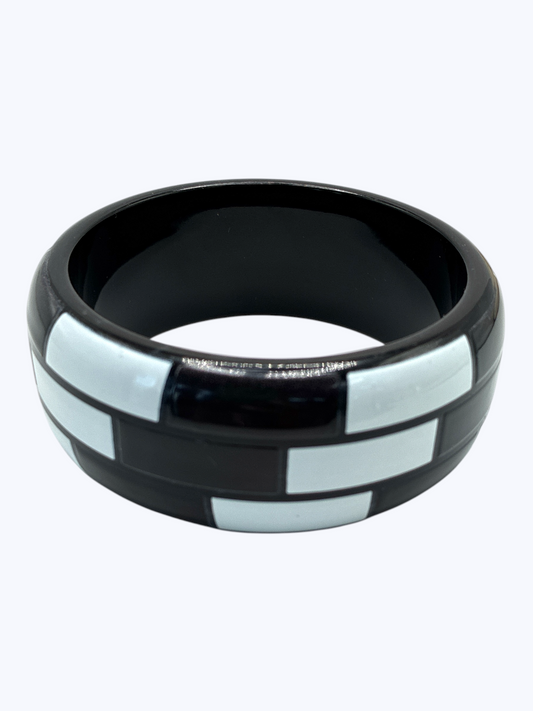 B0480 | Modern Block Design Bangle Bracelet | BR26138
