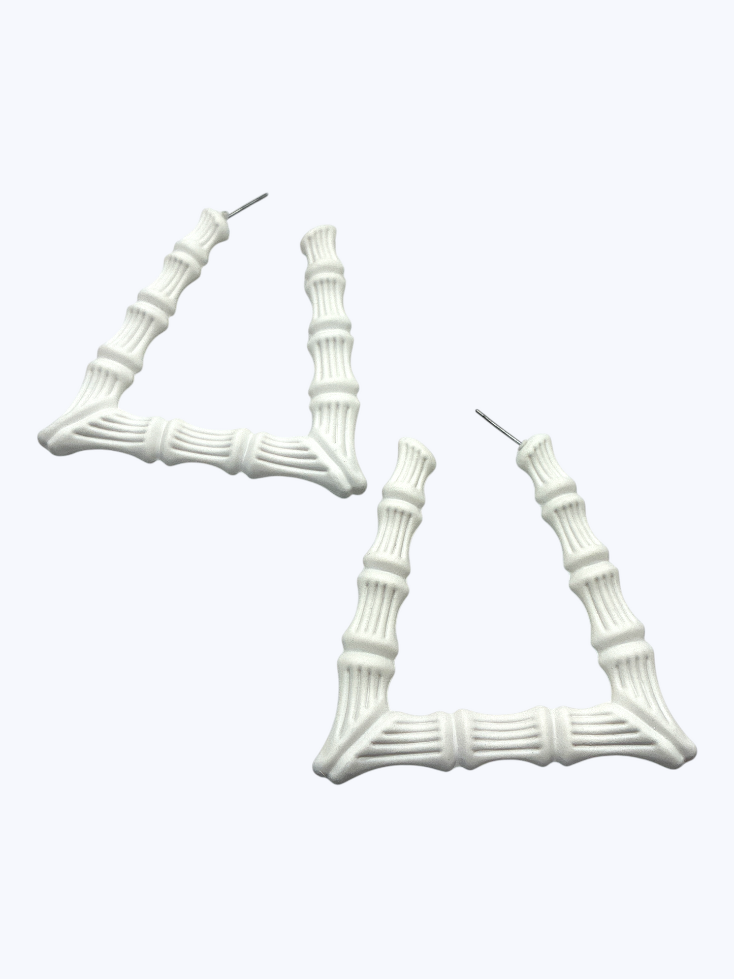 E1539 KE3467 Bamboo Hoop Earrings