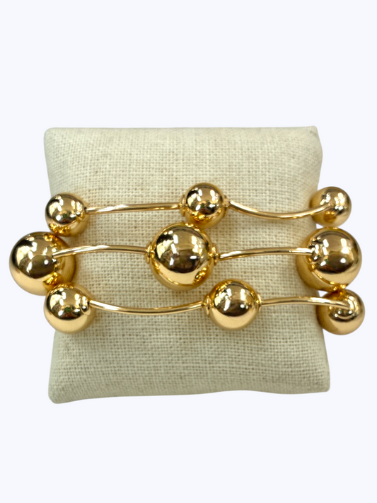 B0393 | Modern Bead Coil Bracelet | TB9233
