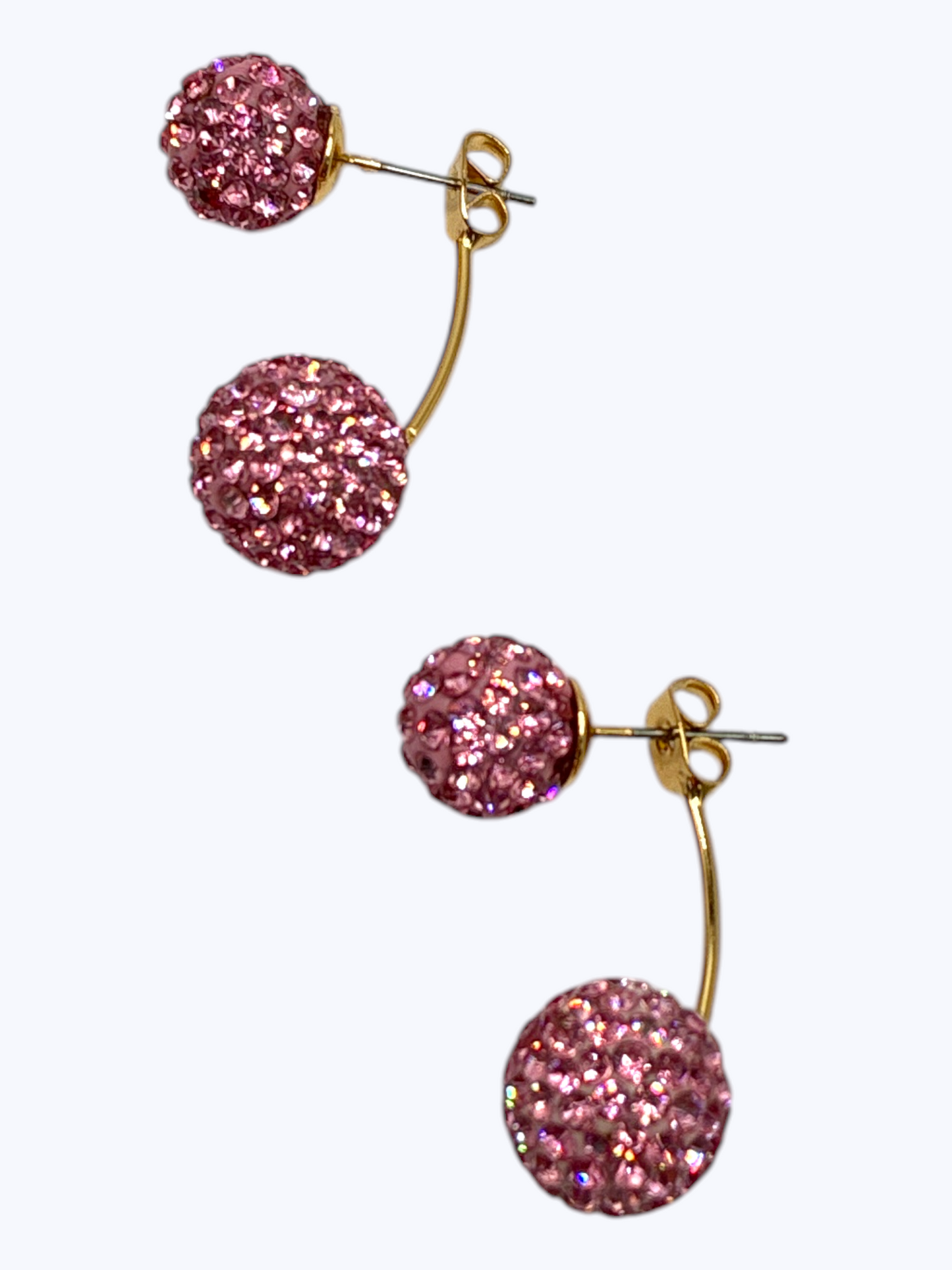 E2321 | Sparkle Sphere Drop Earrings | YE3541