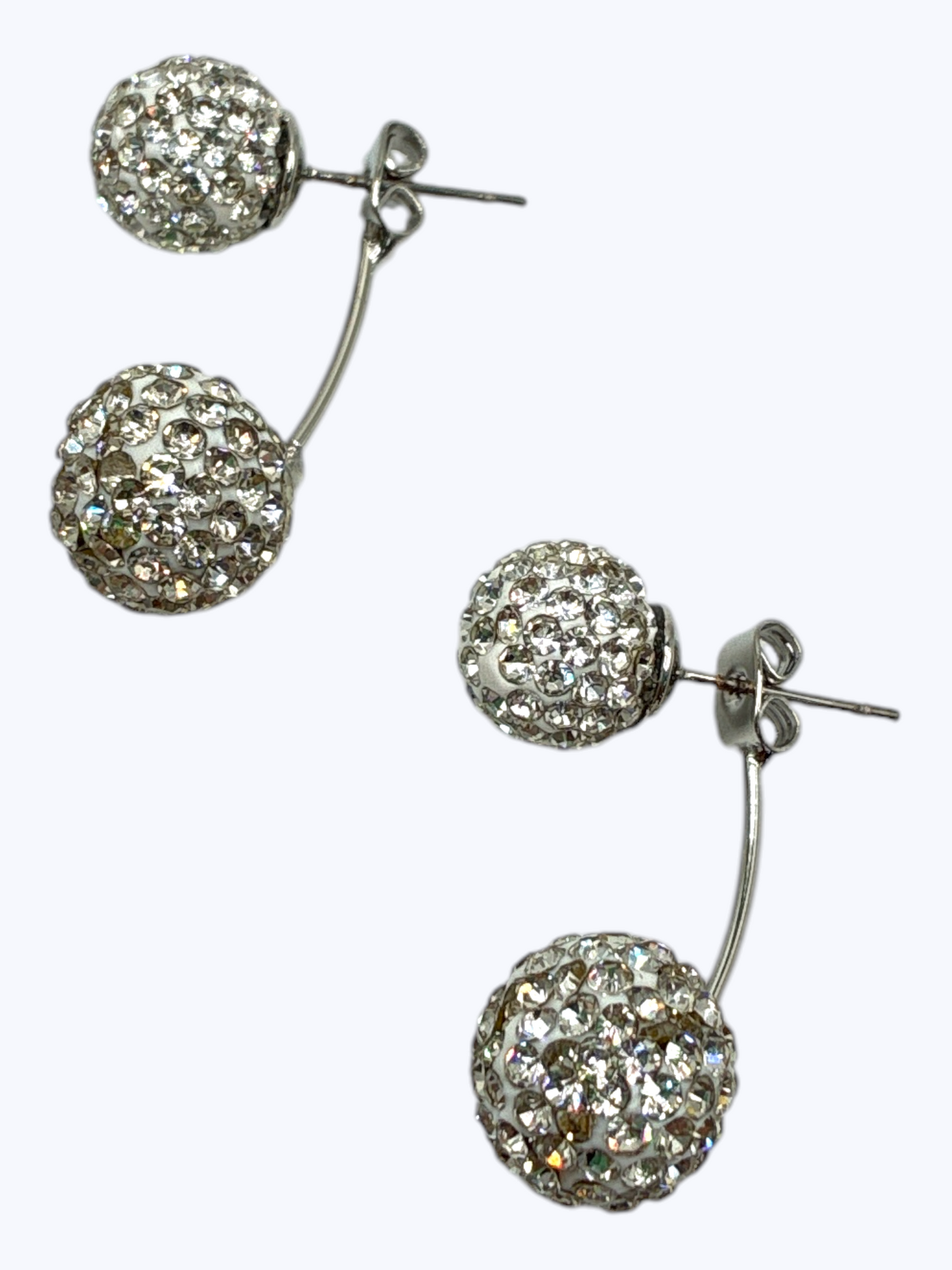 E2321 | Sparkle Sphere Drop Earrings | YE3541