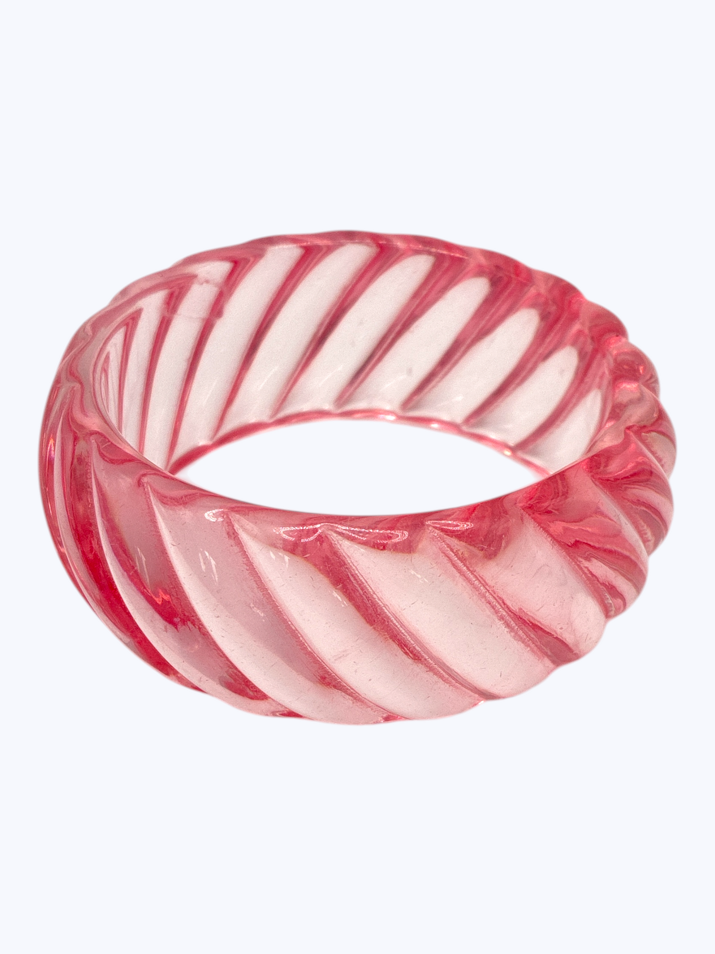 B0485 | Twisted Acrylic Bangle Bracelet | BR26143