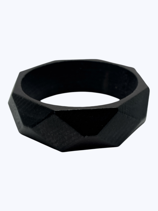 B0459 | Geometric Wood Bangle | BR26118
