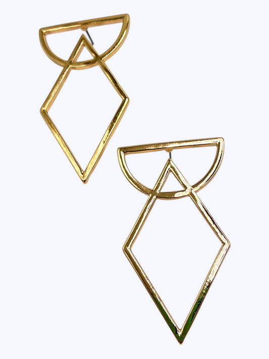 E2362 | Geometric Openwork Earrings | KE5401