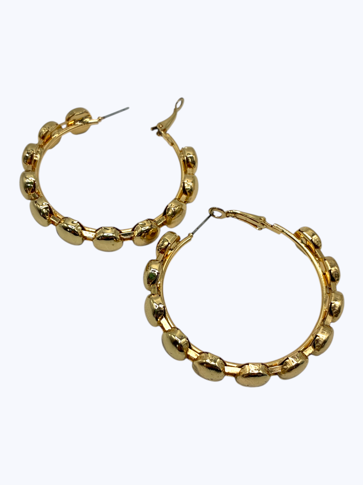 E0286 Beaded Hoop Earrings |YE2482