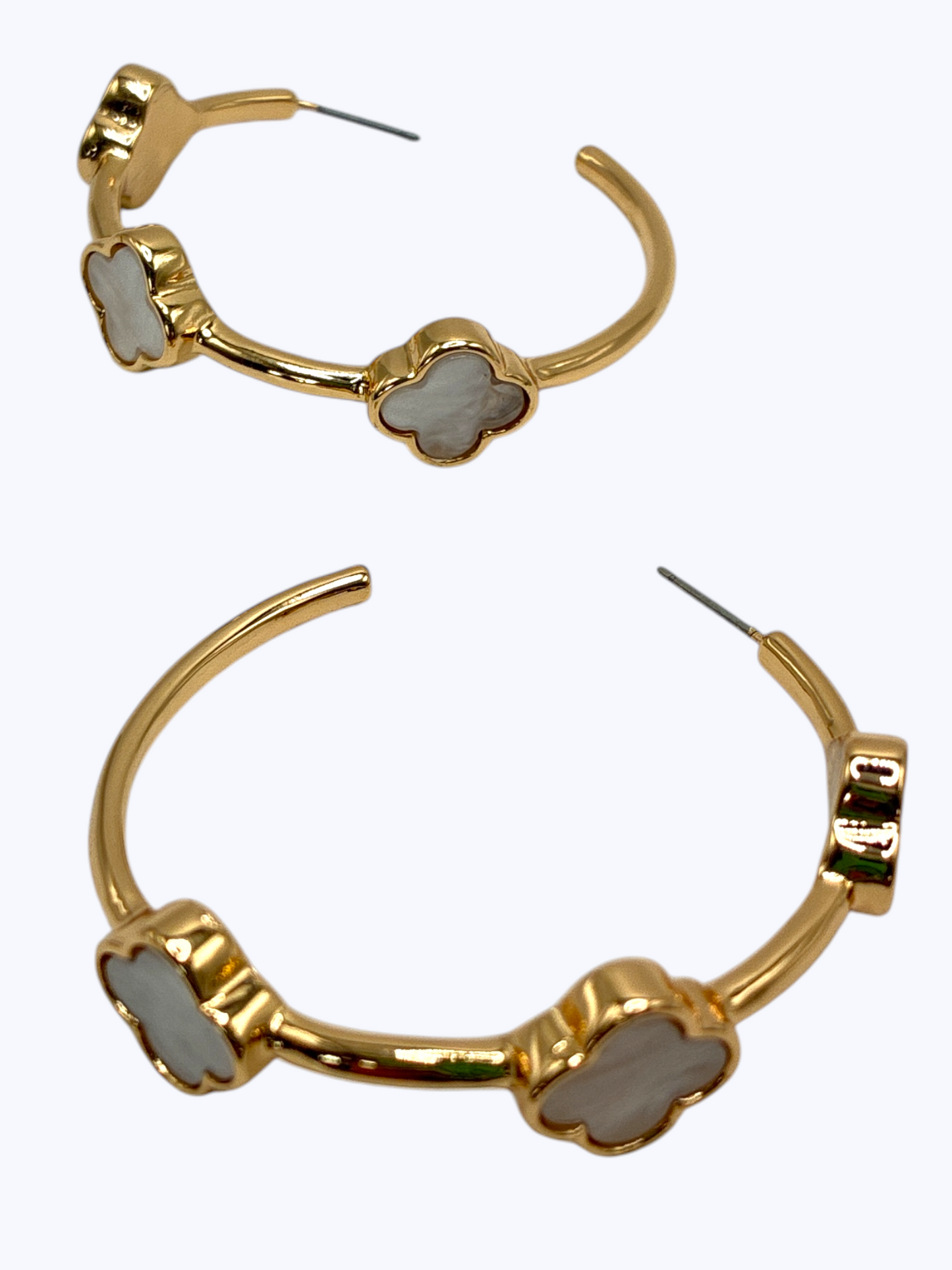 E0559 Florar Hoop  Earrings |25E5113