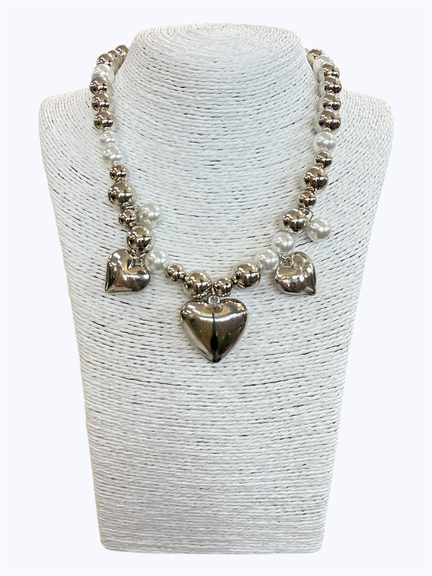 N3032 | Heart Beaded Necklace| 18479