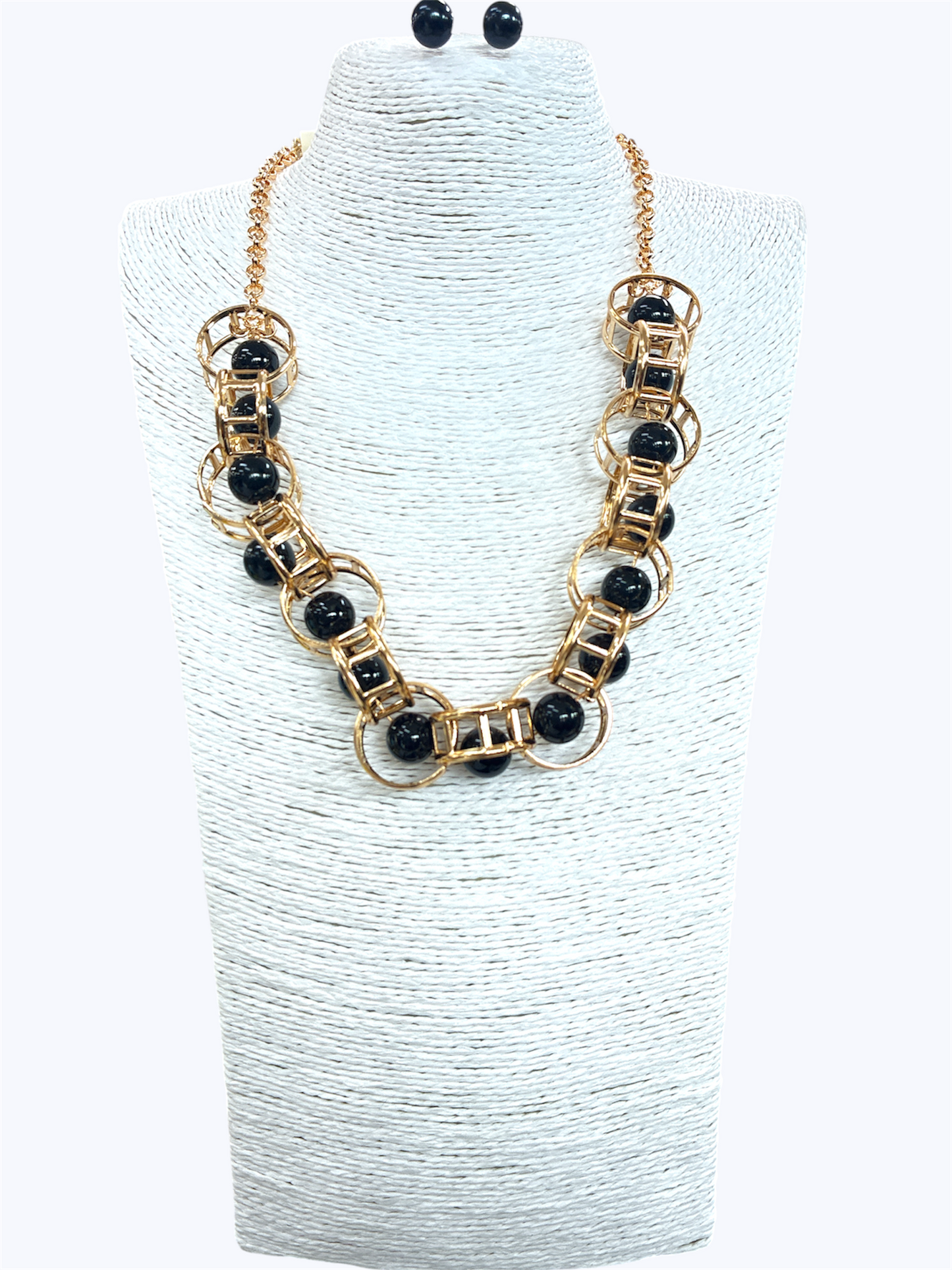 N3002| Ring Chain Link Necklace | KS7307