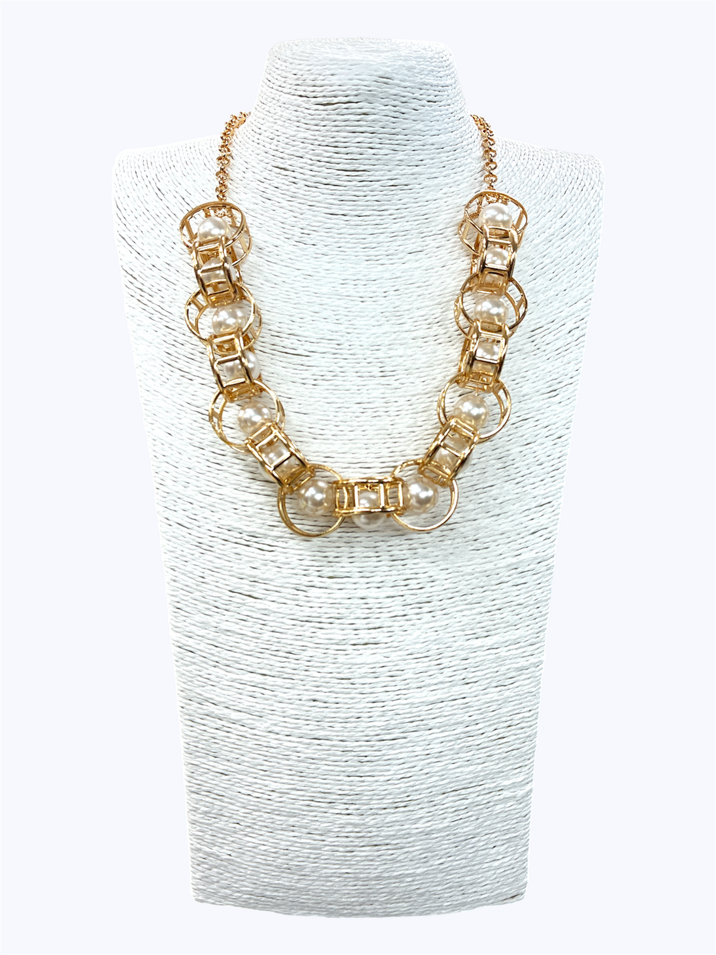 N3002| Ring Chain Link Necklace | KS7307