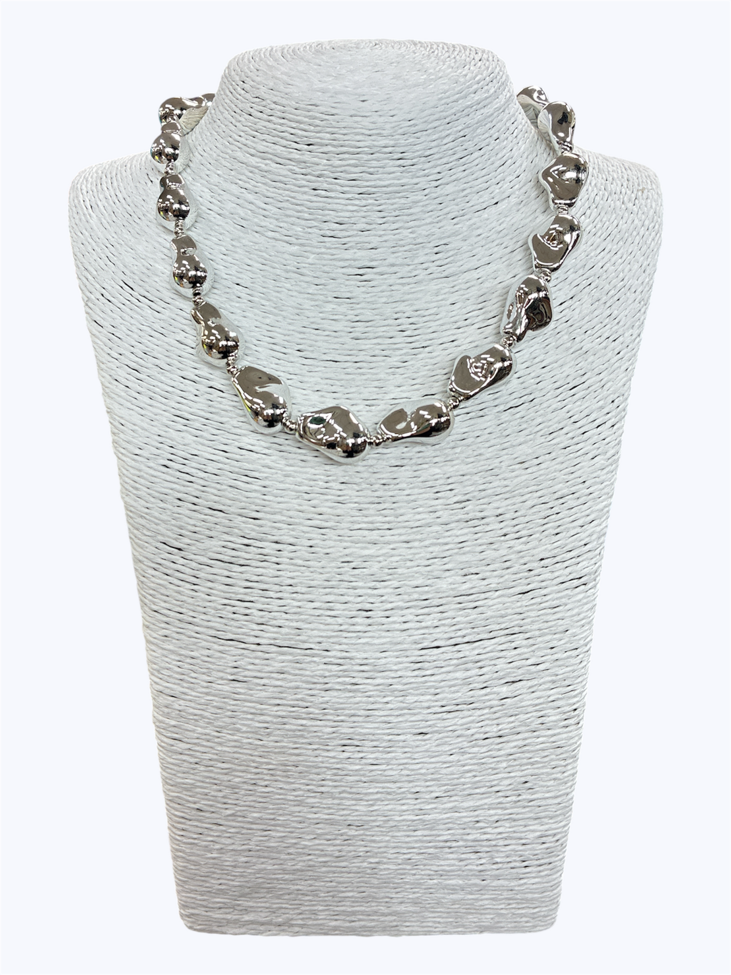 N3013| Hammered Beaded Necklace| KS2147
