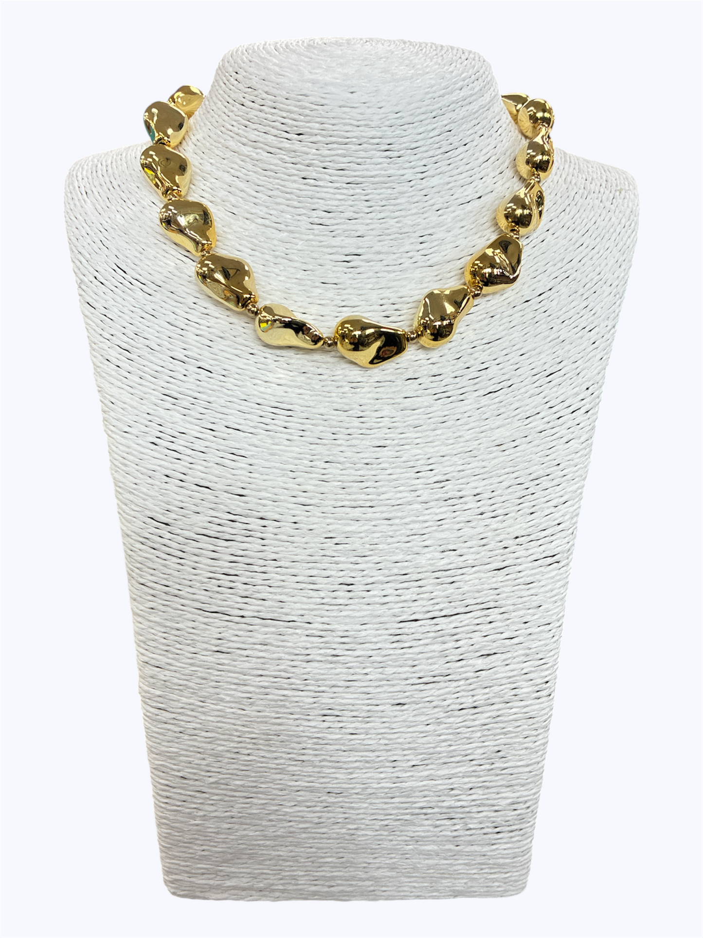 N3013| Hammered Beaded Necklace| KS2147