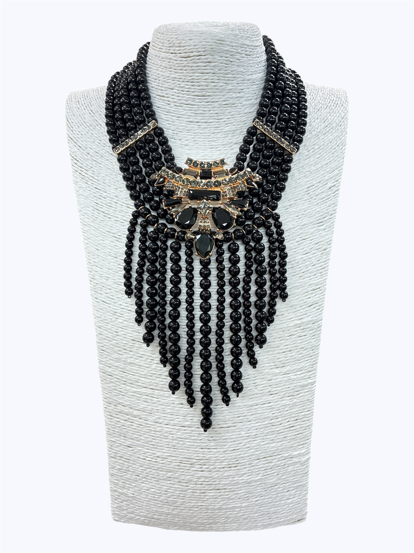 N3106| Statement Fringe Dangle Necklace |TNE1363
