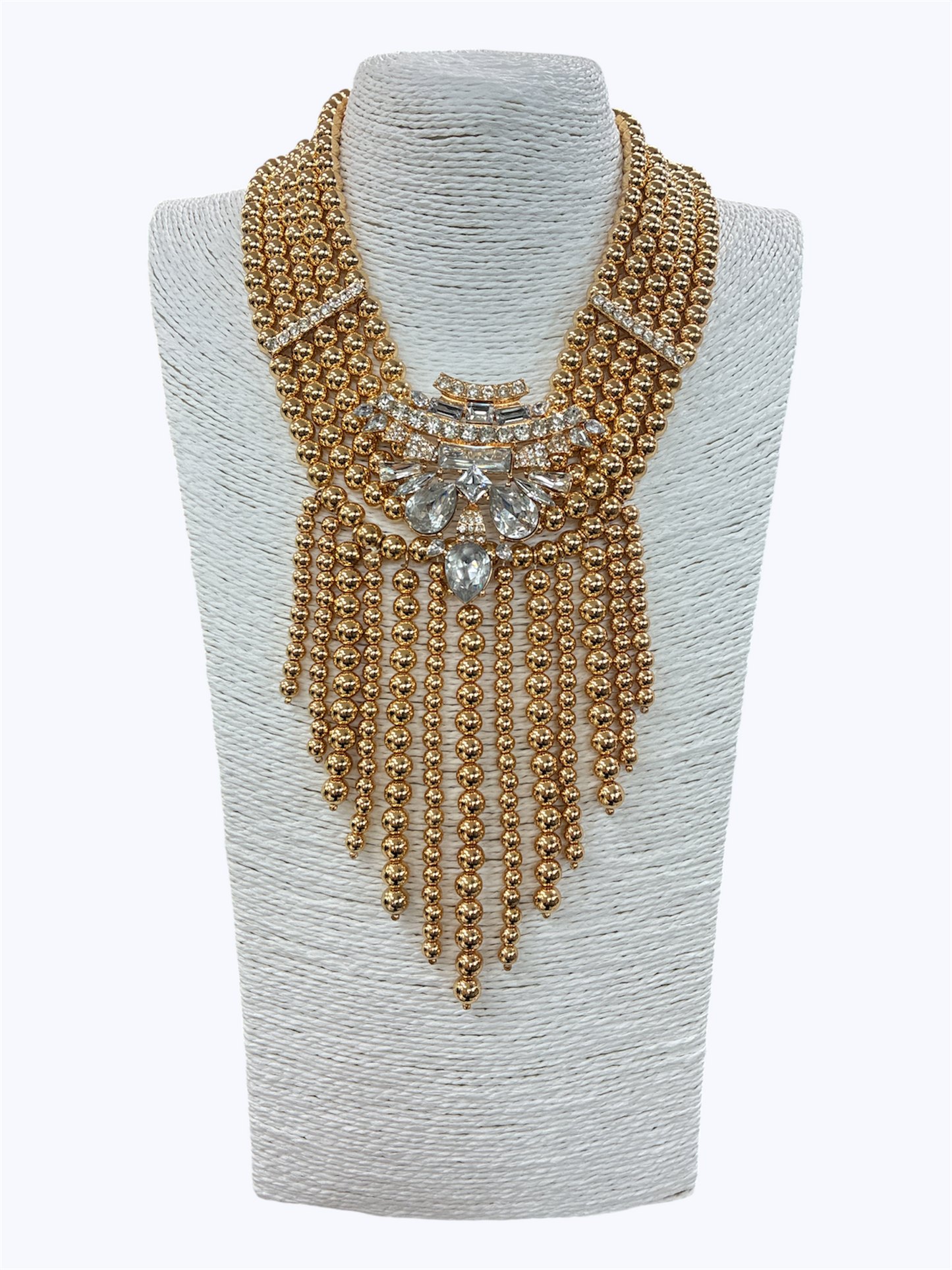N3106| Statement Fringe Dangle Necklace |TNE1363