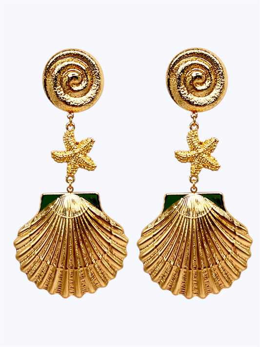 E0310 | Coastal Statement Dangle Earrings | 25E6152