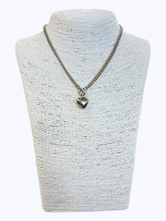 Small Silver Heart Necklace