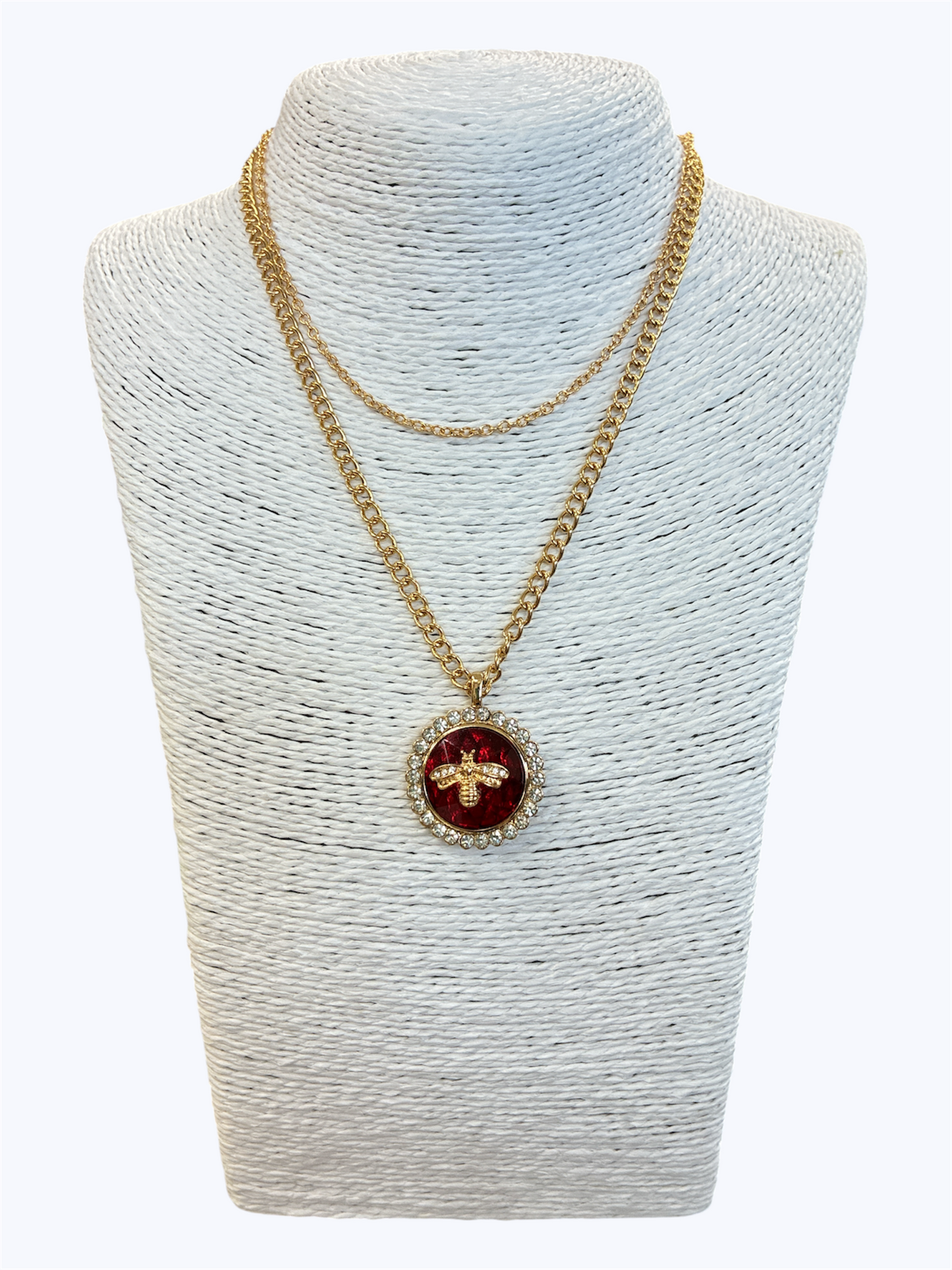 Layered Dragonfly Necklace