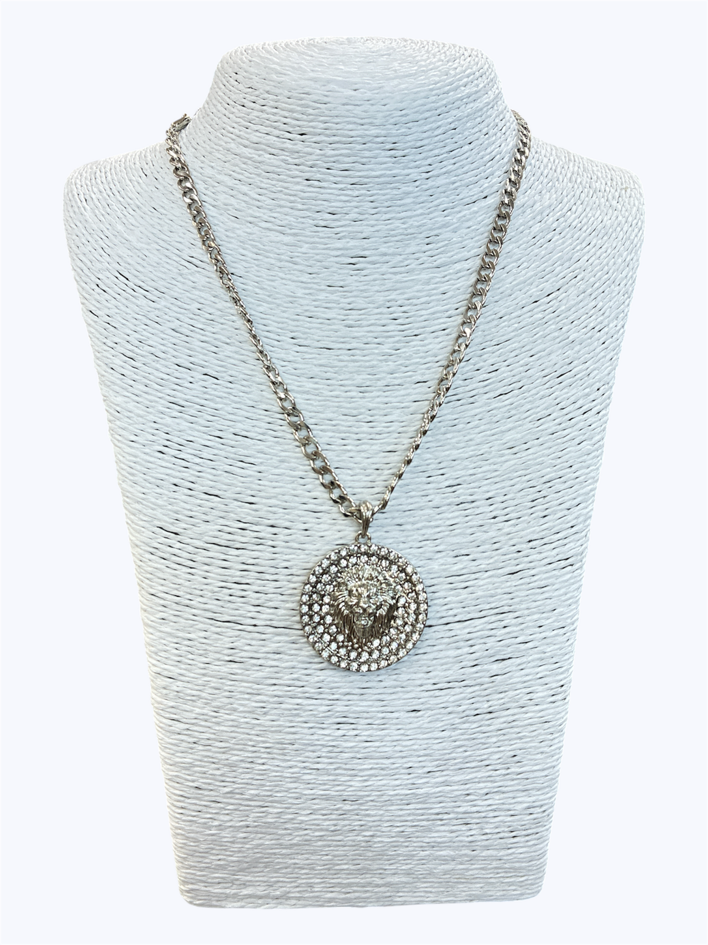 N0645|  Circle Lion Pendant Necklace | KS3112