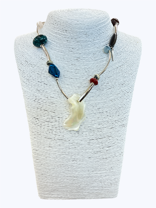N5199 | Mother of Pearl Pendant Necklace | NK26164