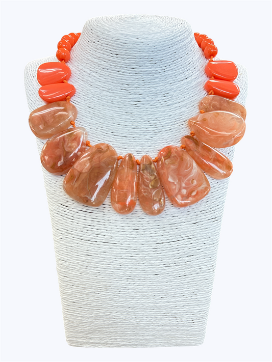 N5204 | Modern Chunky Acrylic Necklace | NK26169