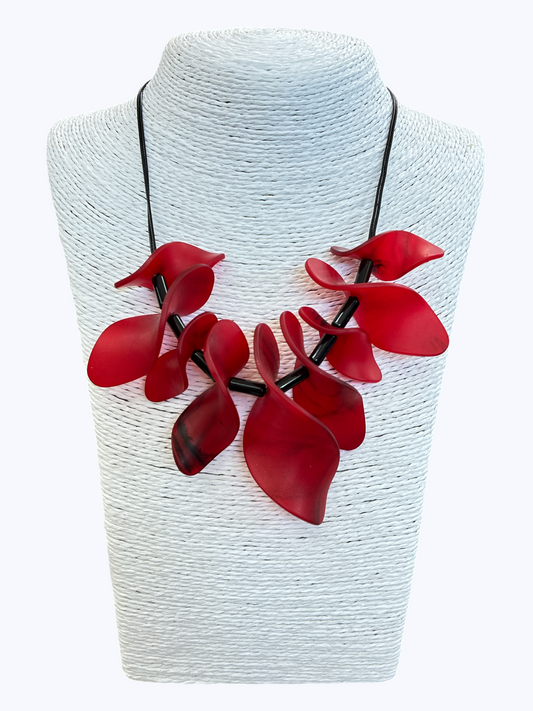 N5200 | Acrylic Petals Adjustable Necklace | NK26165