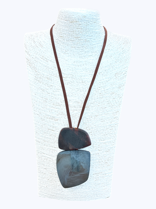 N5197 | Modern Geometric Pendant Necklace | NK26162